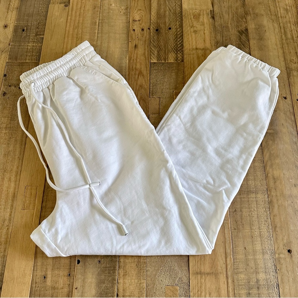 Meshki Sylvia White Joggers Large